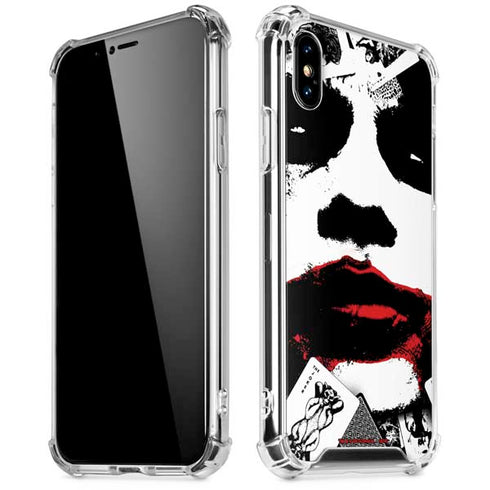 DC Comics The Joker Dark Knight Poster Art iPhone XS Max Clear Case